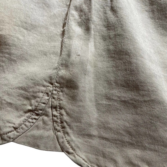 COMPTOIR DES COTONNIERS Dress Size 36 Short Sleeve V-Neck Tan Beige Small - Picture 6 of 9